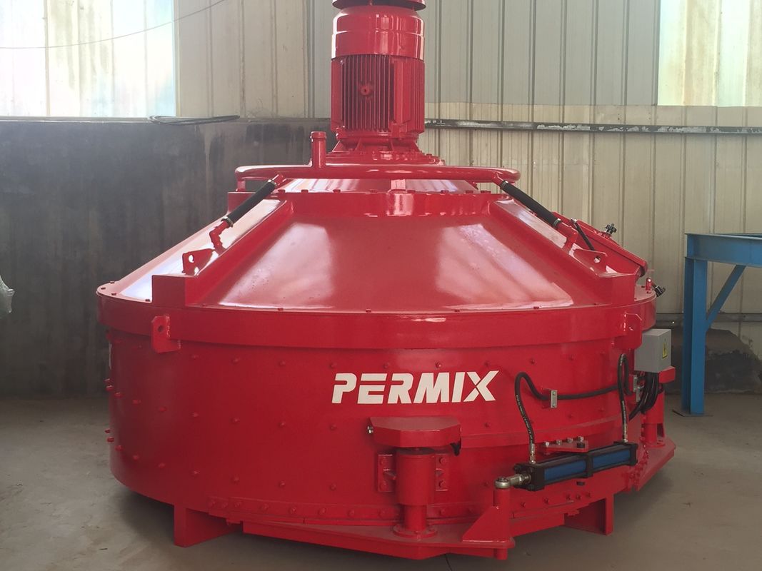 330L छोटे कंक्रीट मिक्सर मेट्रो सुरंग खंड 15kw मिक्सिंग पावर ऑरेंज कलर